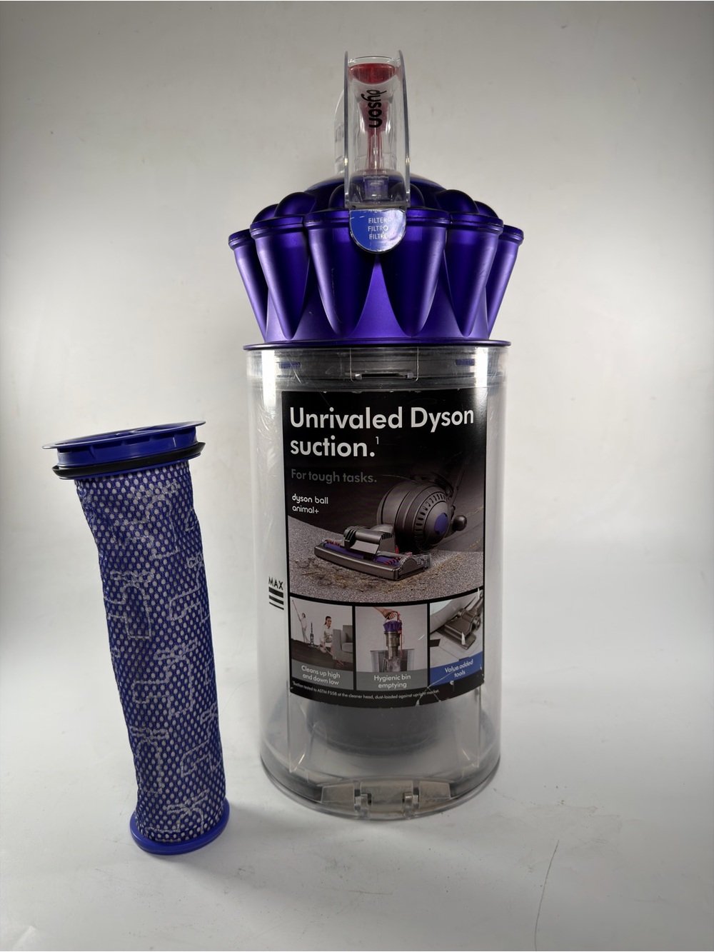 Dyson UP13 UP20 UP30 DC65 DC66 Dust Cup Bin Canister w/ Cyclone 920624-03 Purple